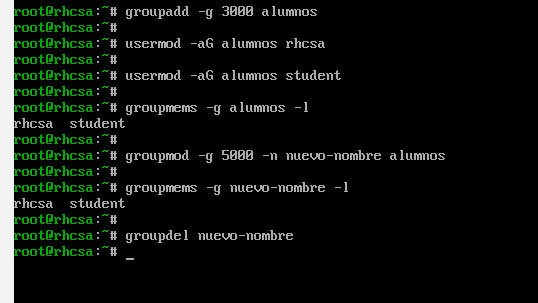 Gestión de grupos y membresías