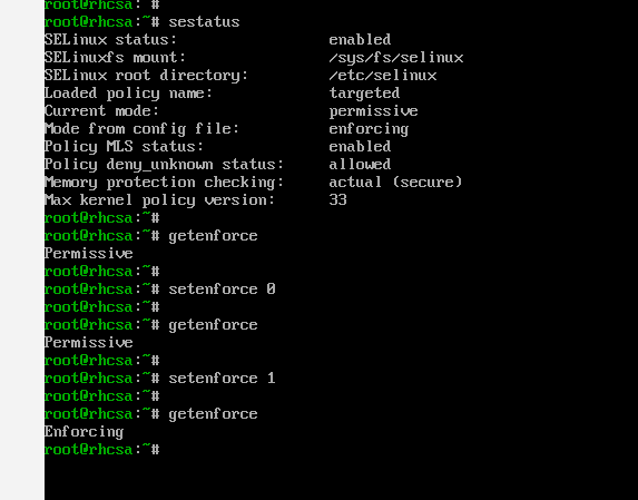 Modos SELinux