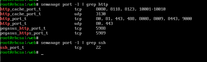 Puertos SELinux