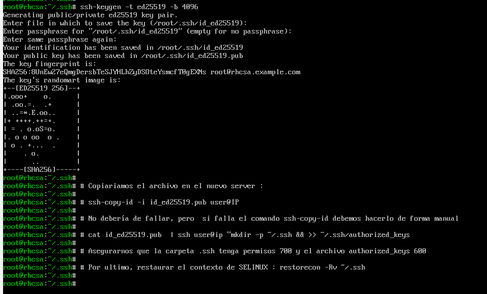 Autenticación SSH